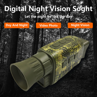 カスタマイズされるNV1000C 5Xの夜間視界のMonocular 4K/2K/1088Pビデオ決断