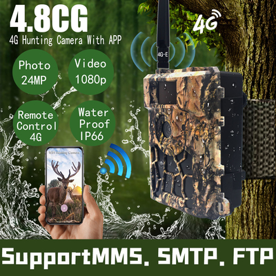 4.8 CGの移動式道のカメラ24MP LTE 4G Simカード
