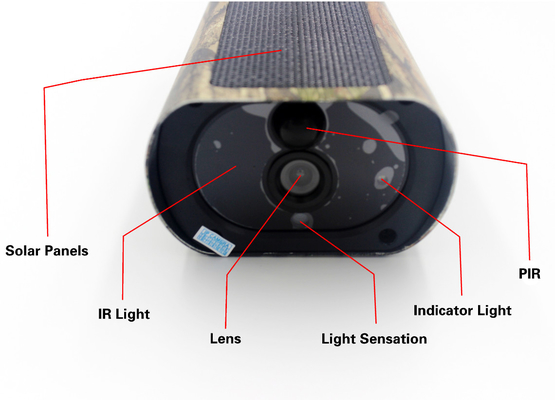 太陽カメラIP65無線850nm LED 1080Pを捜すPR500W Wifi