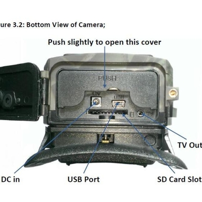 道のカメラSMTP 12MP 1080P HDの野性生物のカメラを捜すGSM MMS 3G