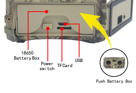 PR300A WIFIの探求のカメラ24MP 1296P