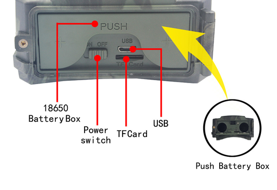 PR300C WIFIの探求のカメラi1296P IP54 Warterproof PIR無線APP