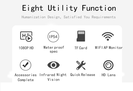 PR300C WIFIの探求のカメラi1296P IP54 Warterproof PIR無線APP