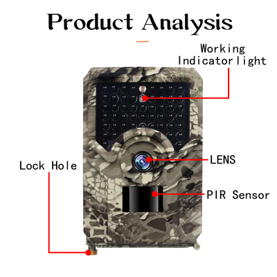 16MP 1080P IP54の屋外の道の安い焦点OEMのための49pcs IR LEDの夜間視界の防水捜す道のカメラ