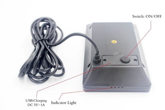 電池が付いているIP54コンパス1.6W 9vの探求のカメラの太陽電池パネル