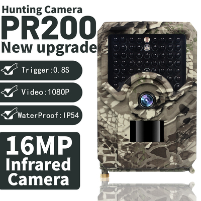 PR200 HDの探求のカメラ プロ49pcs 940nm IR 16MP IP54 1080Pのスマートな道のカメラ